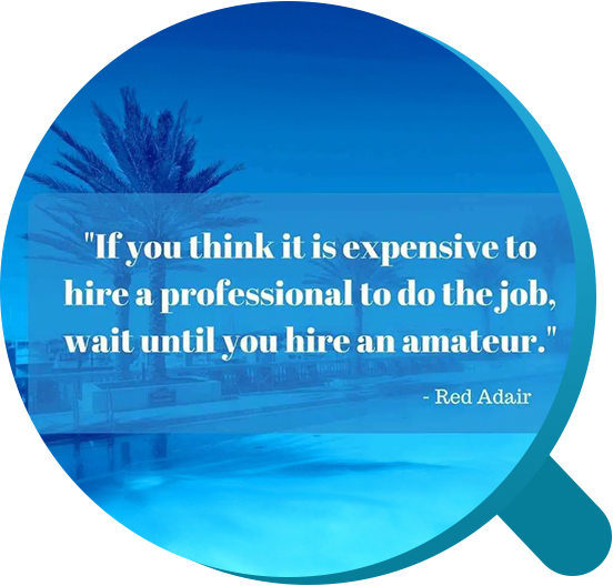 A quote about hiring someone to do the job.